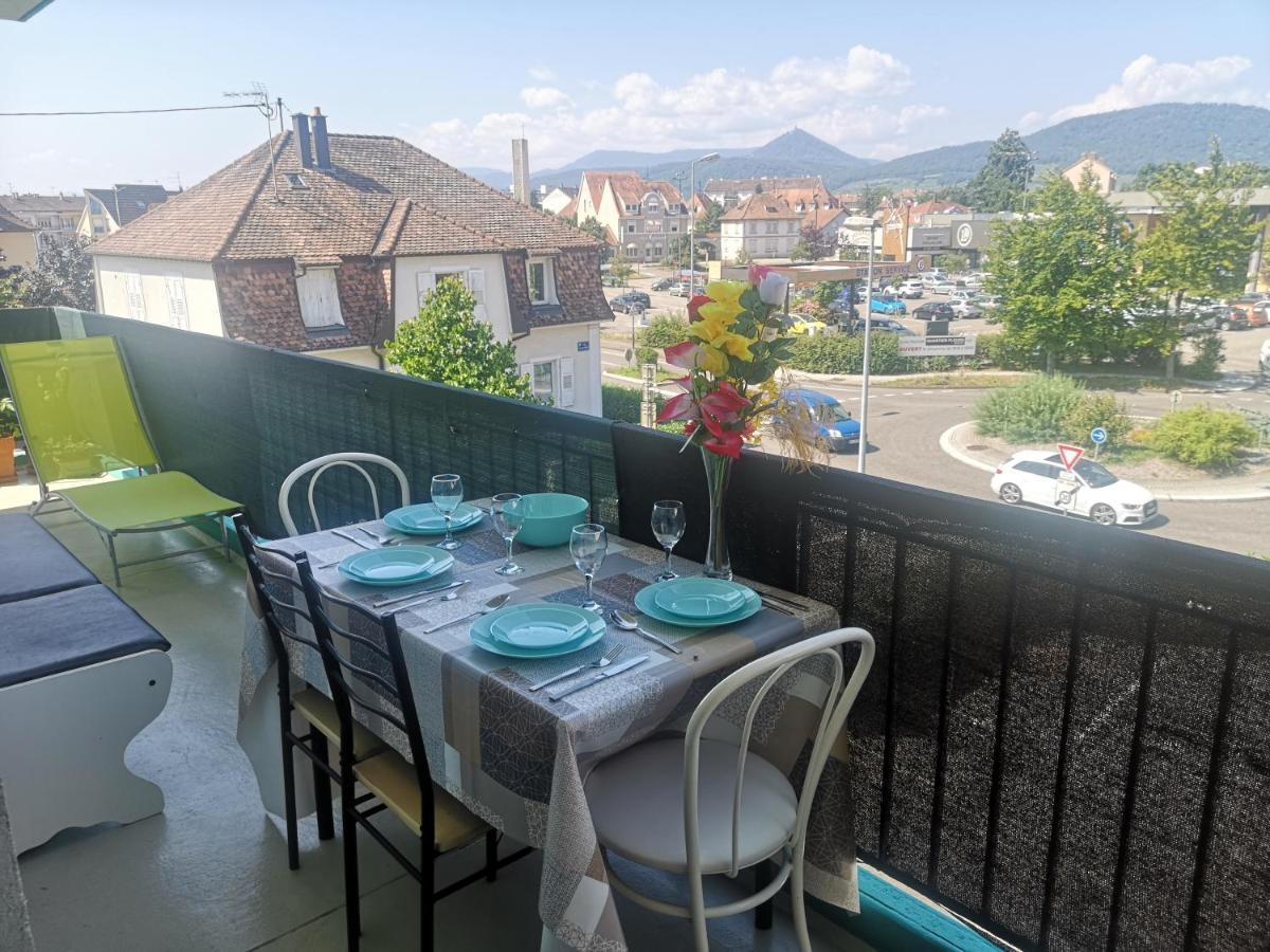 Bel Appartement, Grand Balcon Et Parking Prive Sélestat Exterior foto